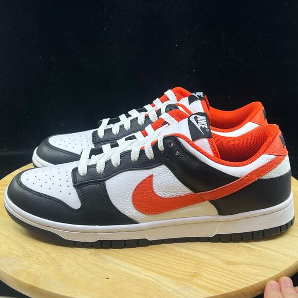 Nike By You Dunk Low White Orange Black FV9524-900 Men's Size 11.5 Shoes - Picture 7 of 10